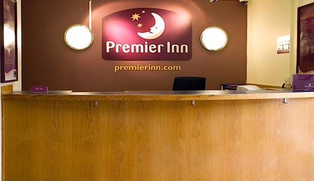 Reception at Premier Inn London Ilford